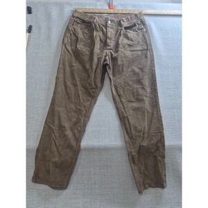 Bearbottom Corduroy 5 Pocket Pants Mens XL Brown Cotton Elastic Waist Straight